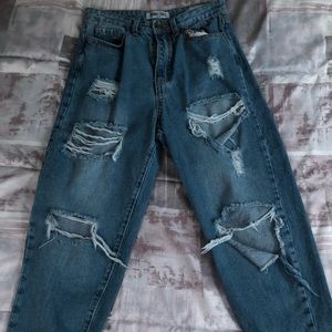 Size 7 denim mom jeans